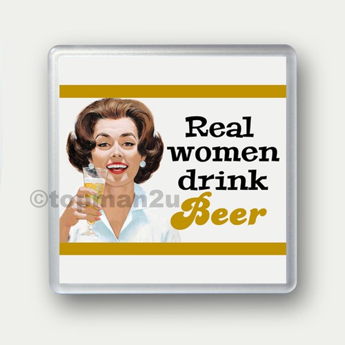New, Quality Drinks Coasters - FUNNY RETRO STYLE Alcohol, Beer Theme - you pick - Picture 10 of 17