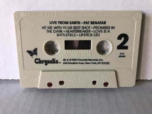 Pat Benatar LIVE FROM EARTH 1983 Chrysalis CRC Club w/ Authenticity Cassette - Picture 3 of 8