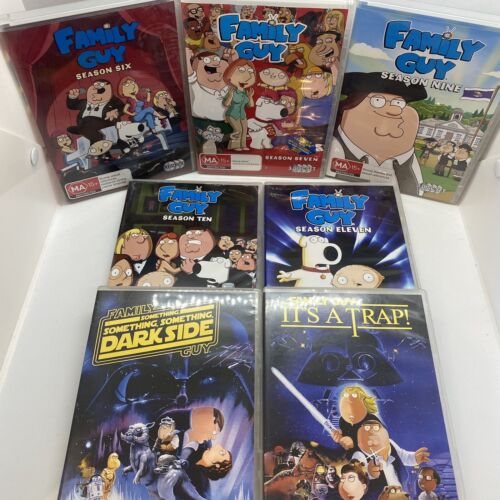 Family Guy Season 6 7 9 10 11 Darkside & It’s A Trap DVD R4 PAL Free Postage - Picture 1 of 9