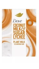 BEW Dove Beauty Plant Based Bar Soap  coconut milk & Sugar Lychee bar soap 5 Oz