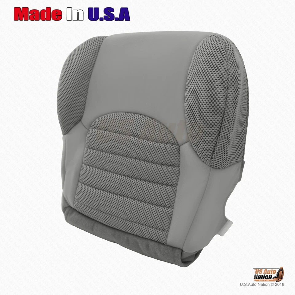 ЛЕВЫЙ нижний тканевый чехол на сиденье для 2008 2009 Nissan Pathfinder — Xterra цвет: серый - Изображение 3 из 4