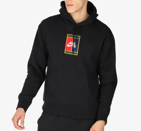 Mens Nike Gym Athletic SB Graphic Hoodie Hooded Sweatshirt Pullover Top New Review