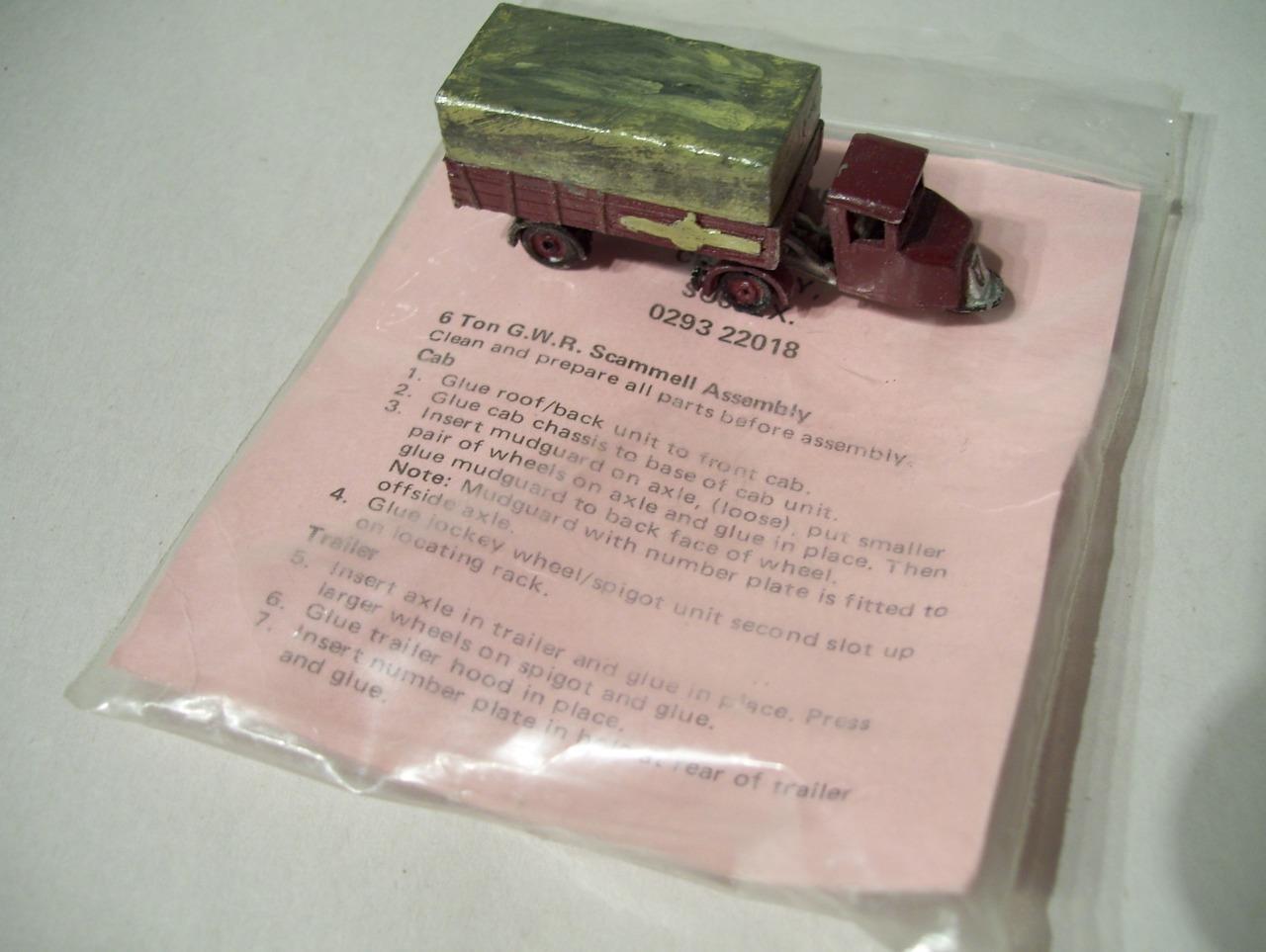LANGLEY MODELS METAL KITS SCAMMELL & DENNIS TRUCKS & TAXI CAB CAR N
