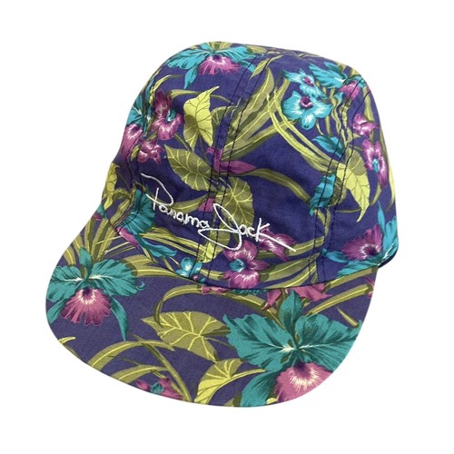 Vintage Panama Jack Floral Hat 90s - Picture 2 of 4