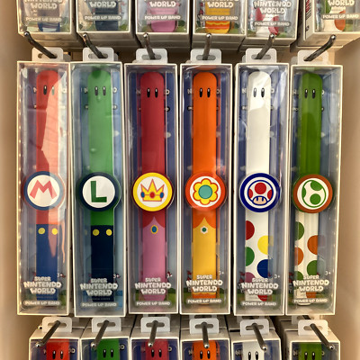 USJ Mario Power Up Band Complete 6 set Amiibo Super Nintendo World Limited New