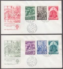 VATICAN Sc #275-80 FDC (II) - WORLD REFUGEE YR, FLIGHT INTO EGYPT, FRA ANGELICO