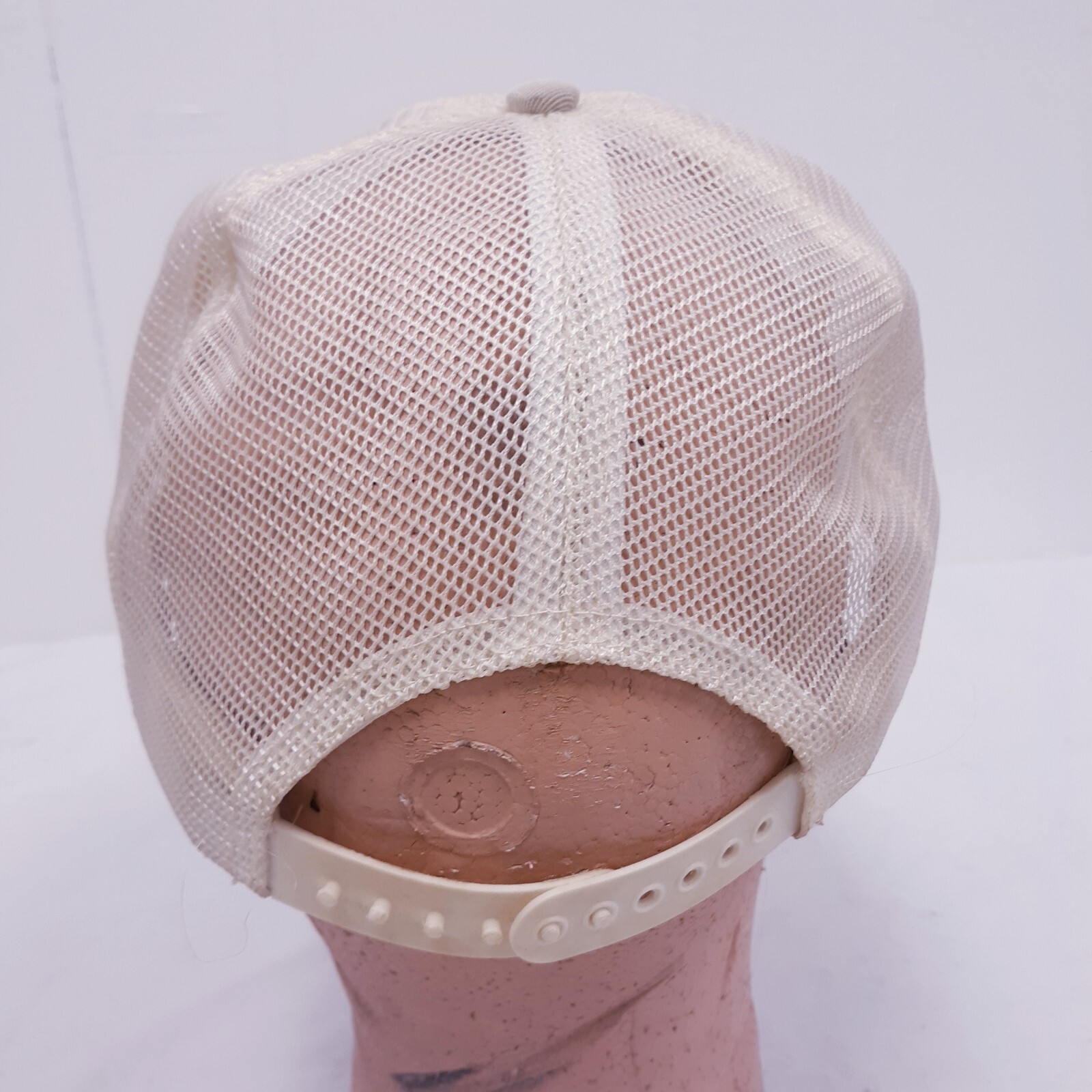 CUSTOM designed "CASES" HAT SNAPBACK VTG Beige Fr… - image 7
