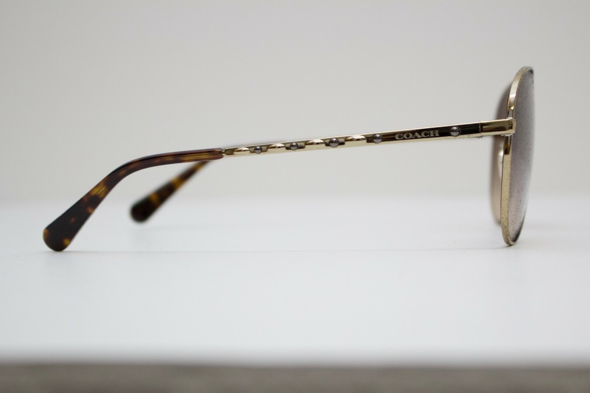 Coach HC7094 900574 Gold Aviator Brown‎ Gradient 60mm Non  display picture 2