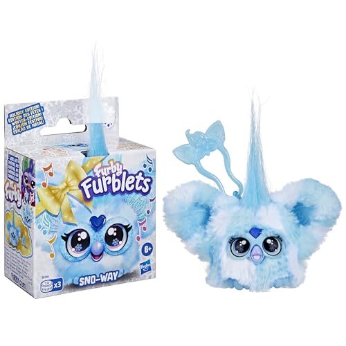 Furby Furblets SNO-Way Holiday Edition Mini Friend, 45+ Sounds, Holiday Music, - Picture 3 of 12