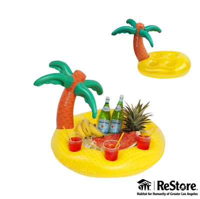 SUNNYLIFE Inflatable Pool Bar Tropical Island