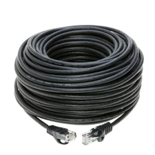 CAT6 Ethernet Patch Cord RJ45 LAN Network Cable Black 25FT- 200FT Multi-Pack LOT