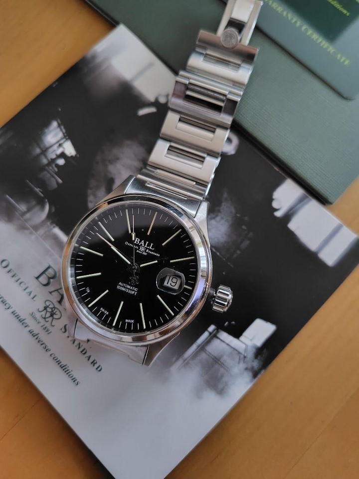 Ball Watch Stokeman NM2188CS5JBK Automatic Black Dial Date Mens Watch