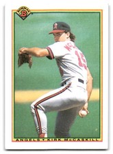 Kirk McCaskill 1990 Bowman Baseball #283 California Angels