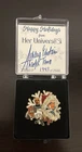Star Wars Ashley Eckstein Ahsoka Tano Happy Holidays Pin Autographed Signed