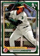 2024 Ramon Landaeta Topps Bowman Baseball #BP-28 Oakland Athletics