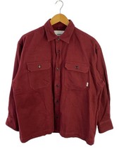 WTAPS Long Sleeve Shirt 2 Cotton Red 232TQDT SHM03