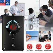Anti-Spy RF Detector Hidden Camera Finder Bug GPS Wireless Signal Alarm Scanner.