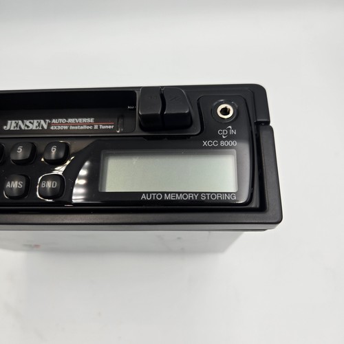 Jensen XCC 8000 AUX/Cassette Car Stereo - Early 90s Pull Out Design NEW OPEN BOX - Picture 11 of 20