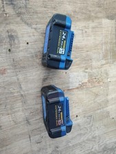    Lot of 2 Kobalt Black Blue Extended Run Lithium-Ion 4.0Ah   