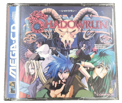 Zusammenstellen SHADOWRUN Sega Mega CD Japan Retro Spiel