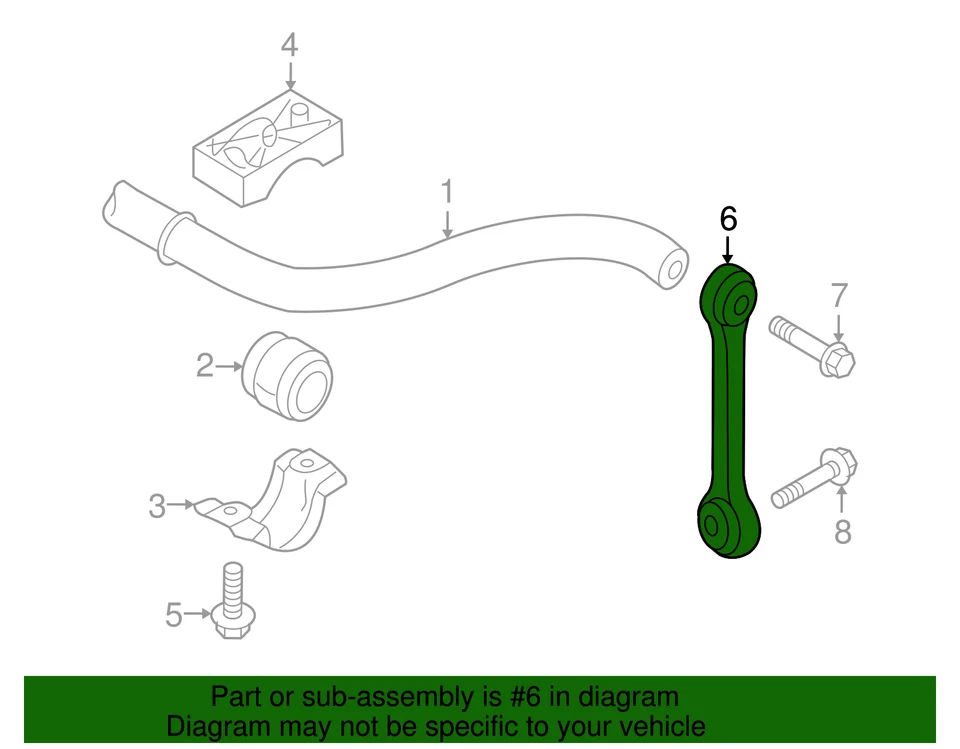 Enlace estabilizador original Audi 420-407-465 Foto 2 de 2