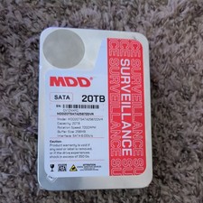 MDD 20TB 7200RPM 256MB Cache SATA 6.0Gb/s 3.5" Internal Surveillance Hard Drive