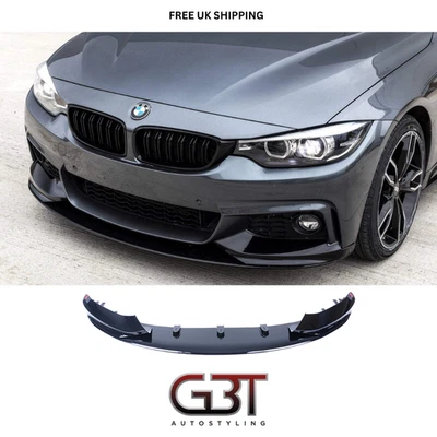 GBT-AUTOSTYLING Front Splitter BMW 4 Series MSport Performance Gloss Black F32 F33 F36 1 piece