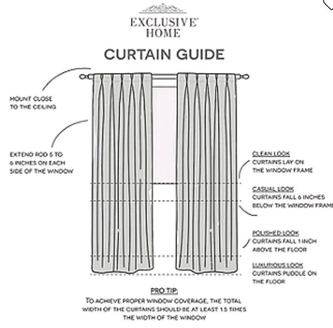 Exclusive Home Curtains Sateen 5 Pinch Pleat/ Blackout Set of 2 Panel's/ 30"x84" - Image 2 of 4
