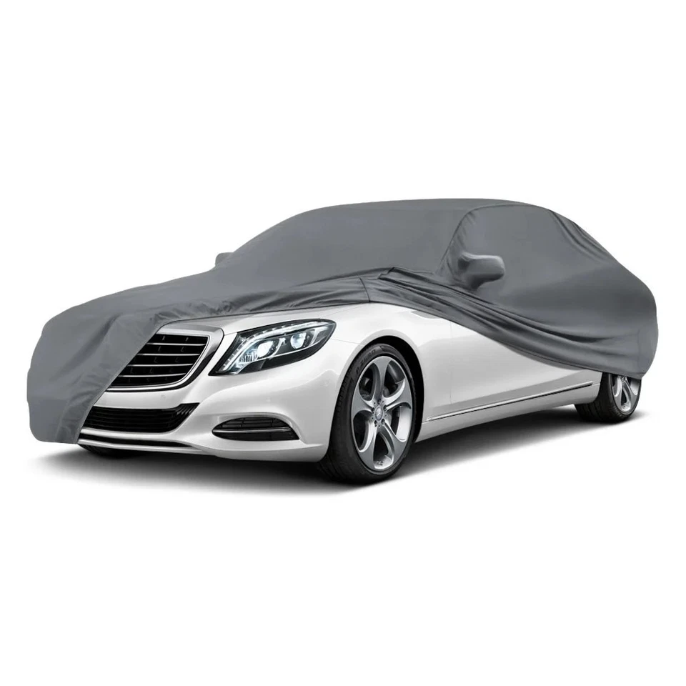 For Chrysler Concorde 93-97 Satin Stretch Indoor Metallic Gray Custom Car Cover - Imagem 2 de 4