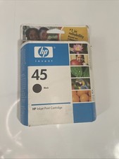 HP 45 Black Ink Cartridge Genuine Original Sealed In Box Expired 2008