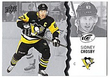 2023-24 UPPER DECK ICE #62 SIDNEY CROSBY Pittsburgh Penguins Hockey Card