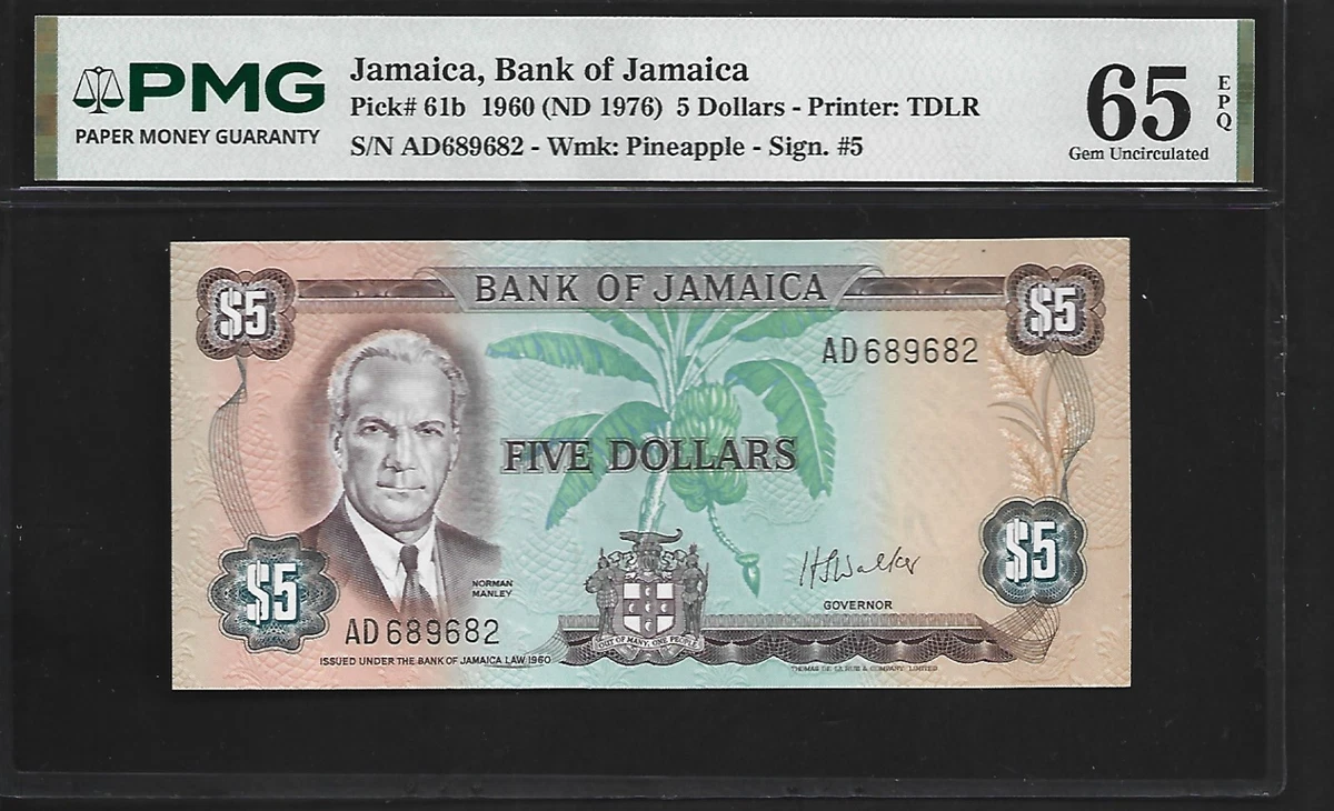 1960 牙买加纸币| eBay