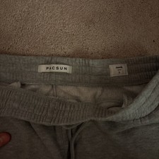 Gray Fleece Jogger Sweatpants