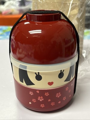 Samurai 5-Piece Plastic Bento Box Lunch Container Hakoya Japan