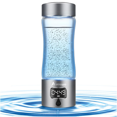 Hydrogen Water Bottle Generator with SPE/PEM Technology, 5000Ppb,Portable Rechar