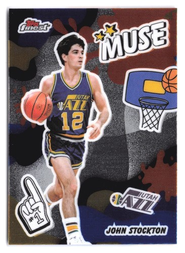 John Stockton – 2025-26 Topps Finest Basketball · Muse #M-10 John Stockton