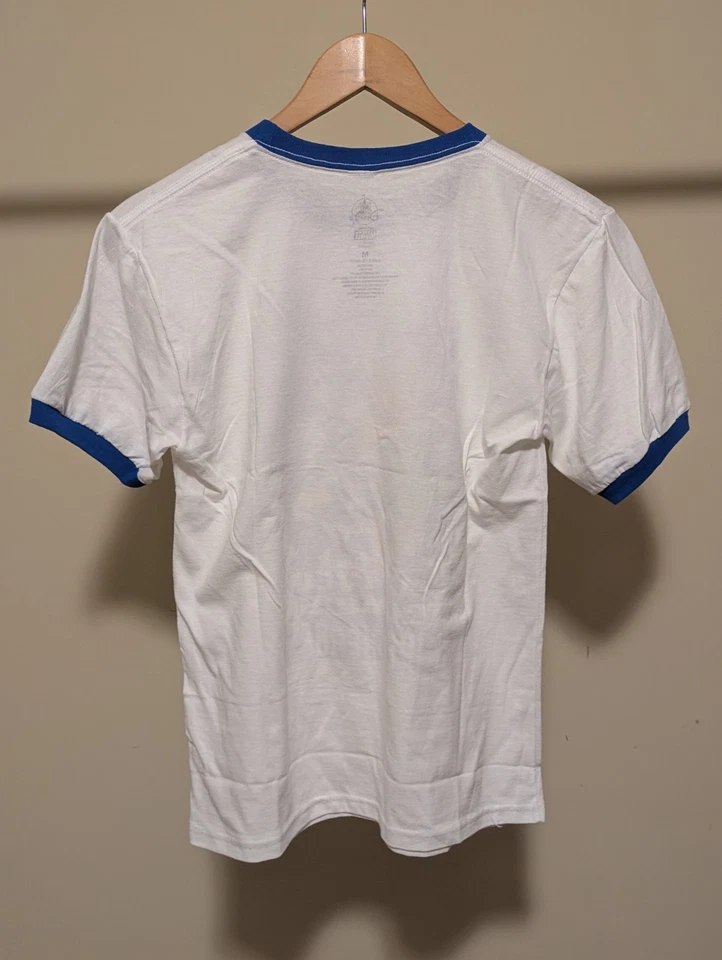 Marvel Comic Super Heroes T-Shirt Youth Medium White/Blue Official Kids Tee NWOT - Image 2 of 2