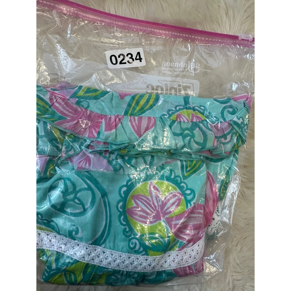Minifalda floral Lilly Pulitzer Bliss talla pequeña en capas Foto 2 de 4