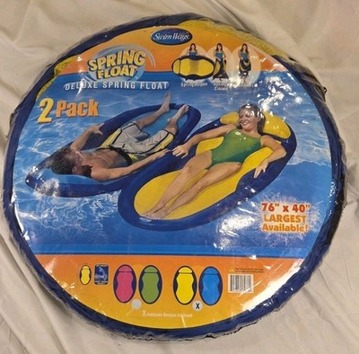 Swimways Spring Float Recliner XL Pool Float - 2 Pack