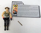GI JOE ARAH Sgt. Slaughter Mail Away Figure complete w/ file card 1986 Vintage
