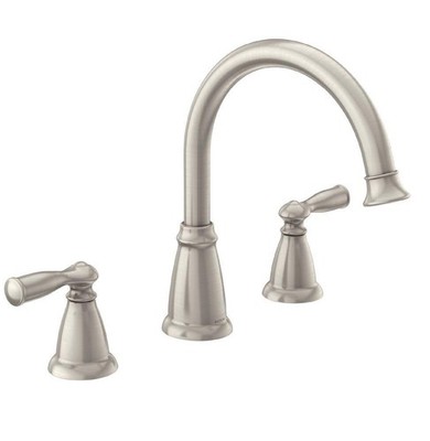 NEW CONDITION MOEN 86924SRN Banbury Tub Faucet in Spot Resist Brushed Nickel