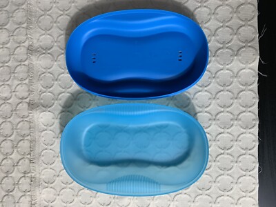 Tupperware Breakfast Maker Microwave Egg Cooker Blue NO INSERTS | eBay