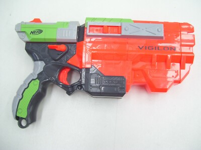NERF GUN BLASTER TOY 32215 VORTEX VIGILON 5-DISC RAPID RELOAD