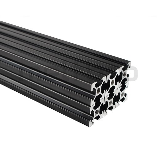 Cadre Voron 2.4 profilé aluminium 350 mm avec vis et angles noir/or - Photo 7/8