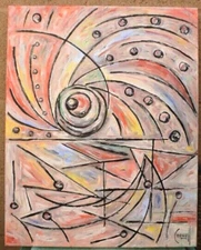 A FORTUNE TELLERS DREAM new 16x20 original wow $ oil painting art signed Crowell