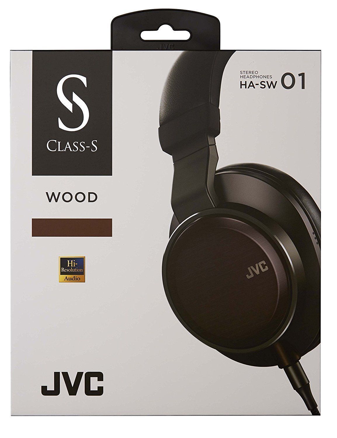 JVC Hi-res Corresponding Headphone Wood01 Ha-sw01 for sale online