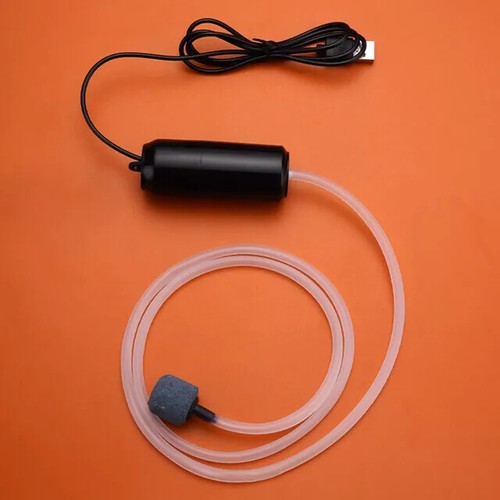 Portable USB Mini Air Pump Water Pump Oxygen Stone Aerator Aquarium Fish Tank - Picture 10 of 14