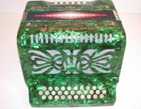 Rossetti, 3112 Grn Fbe, 31 Button Accordion 12 Bass, Key Of F-bb-eb, Green, 3112 on sale Rossetti, 3112 Grn Fbe, 31 Button Accordion 12 Bass, Key Of F-bb-eb, Green, 3112 on sale