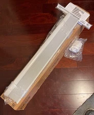 Motorized Levolor Shade - Light Gray - Room Darkening - 33.25" wide x 83" long