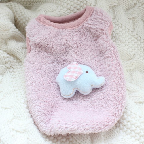 Small Dog Clothes Pet Chihuahua Winter Warm Fleece Vest Cartoon Puppy Cat Coat🎀 - Picture 31 of 68